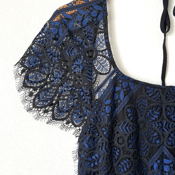 For Love & Lemons Lyla Lace Open Back Dress NWT - Picture 6 of 10